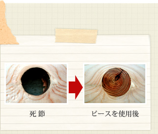 死節→ピースを使用後